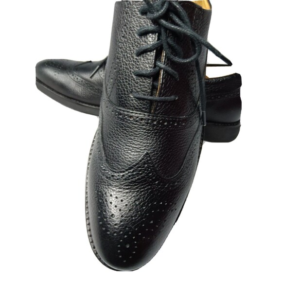 Marc Joseph Wingtip Oxfords Shoes Men\'s Size 10.5 Black Leather main image 5